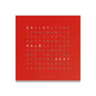         Qlocktwo EARTH 45 EDITION RED PEPPER 