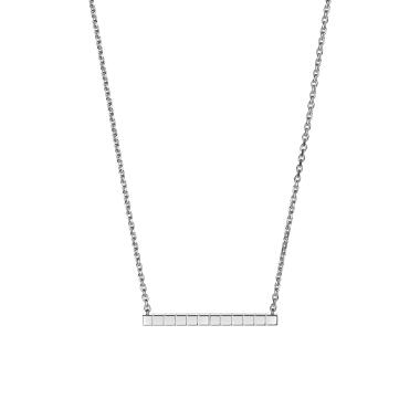 Halsschmuck, Weißgold, Chopard Ice Cube Halskette