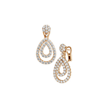         Roségold, Ohrringe, Chopard L'Heure du Diamant Ohrhänger