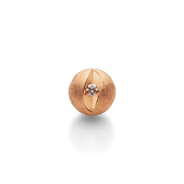         Roségold, Halsschmuck, Jörg Heinz Classic Kugelschließe S-Brillantspalt