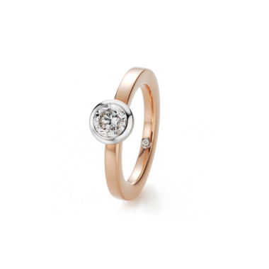         Rotgold, Ringe, Noor Solitärring