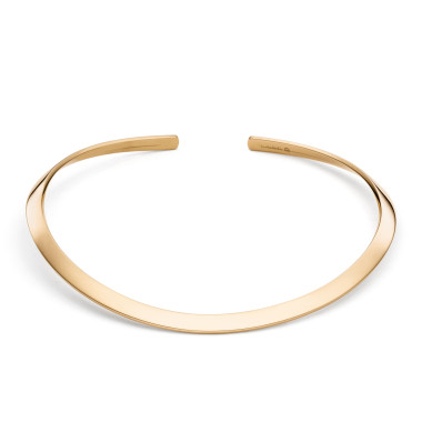 Halsschmuck, Roségold, IsabelleFa Halsreif Flix.Flex Oval 7