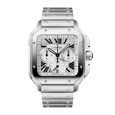         Damen- und Herrenuhr, Automatik, Cartier Santos de Cartier