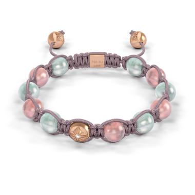 Armschmuck, Roségold, Shamballa Jewels Braided Armband