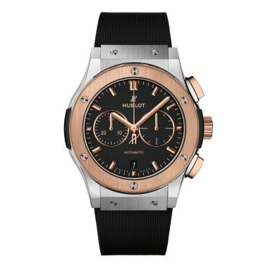 Unisex, Automatik, Hublot Classic Fusion Chronograph Titanium King Gold 
