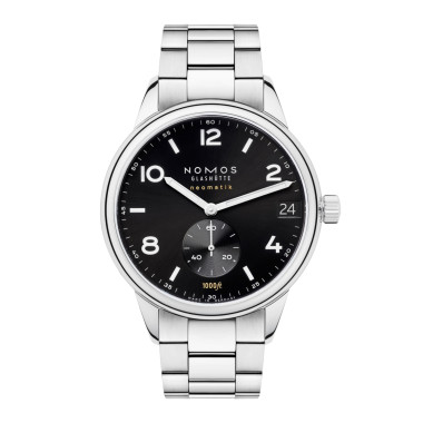 Automatik, NOMOS Glashütte Club Sport neomatik 42 Datum schwarz