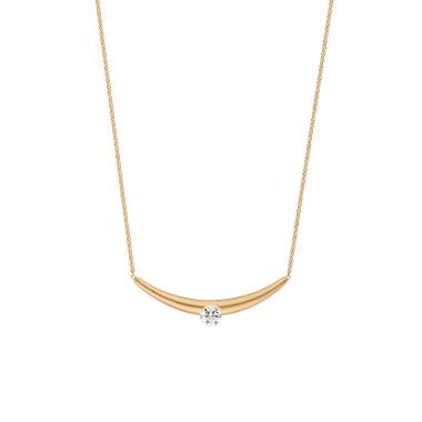 Halsschmuck, Gelbgold, Schaffrath LA LUNA Collier