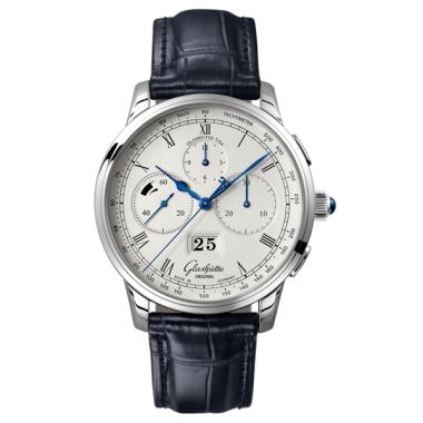 Unisex, Automatik, Glashütte Original Senator Chronograph 
Panoramadatum