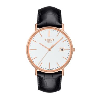 Unisex, Quarzwerk, Tissot Goldrun 18K Gold