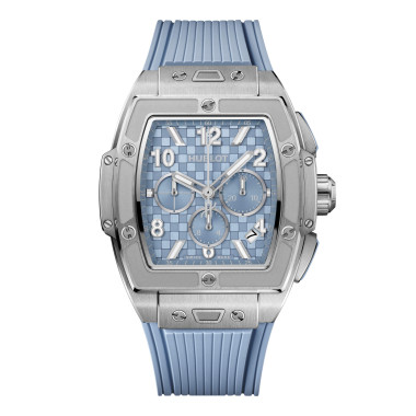         Damen- und Herrenuhr, Automatik, Hublot Spirit of Big Bang Titanium Coal Blue