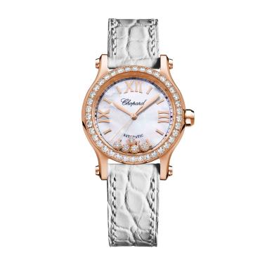 Damenuhr, Automatik, Chopard Happy Sport