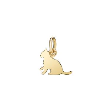 Halsschmuck, Gelbgold, DoDo Anhänger Katze