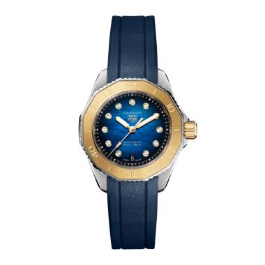 Tag heuer aquaracer leather clearance