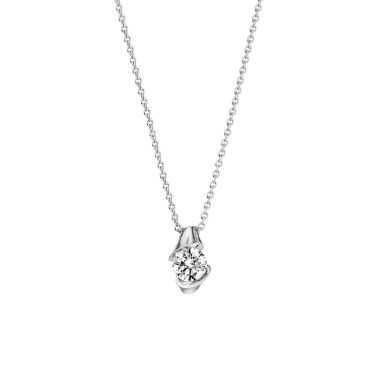         Weißgold, Halsschmuck, Schaffrath CALLA Collier
