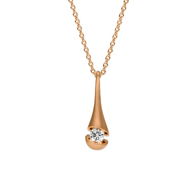         Roségold, Halsschmuck, Schaffrath CALLA Collier