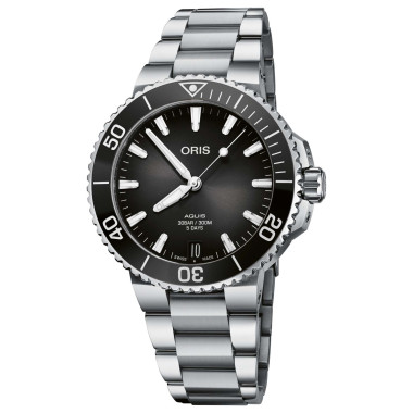         Damen- und Herrenuhr, Automatik, ORIS Aquis Date Calibre 400