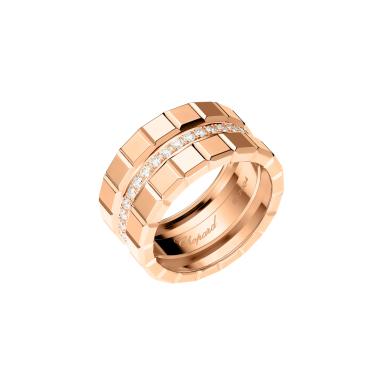 Ringe, Roségold, Chopard Ice Cube Ring
