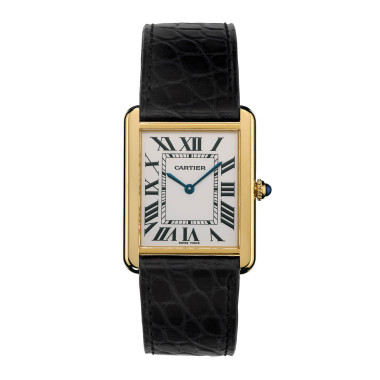         Damenuhr, Quarzwerk, Cartier Tank Solo
