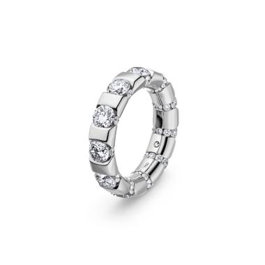 Ringe, Weißgold, Schaffrath PARADOXAL Diamantring