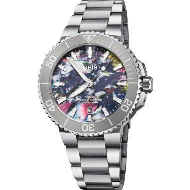 Herrenuhr, Automatik, ORIS Aquis Date
