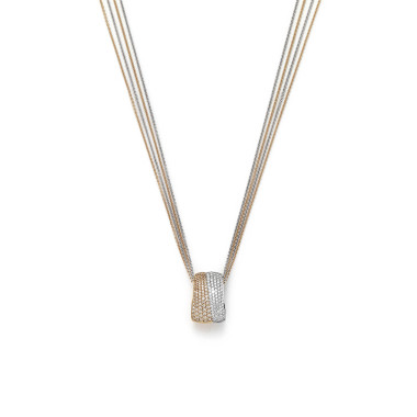         Roségold &amp; Weißgold, Halsschmuck, Noor Exclusive Collier