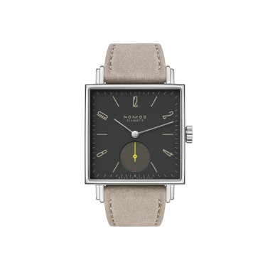         Damenuhr, Handaufzug, NOMOS Glashütte Tetra Basalt