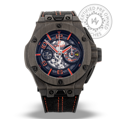 Herrenuhr, Automatik, Weber Preowned-Uhren Hublot Big Bang Ferrari