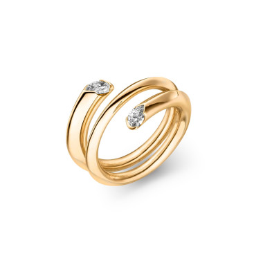        Gelbgold, Ringe, Schaffrath CALLA Designer-Ring