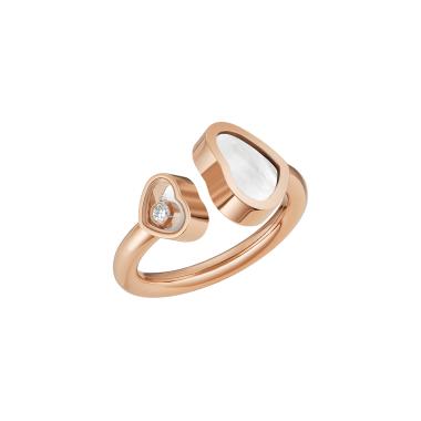 Ringe, Roségold, Chopard Happy Hearts Ring