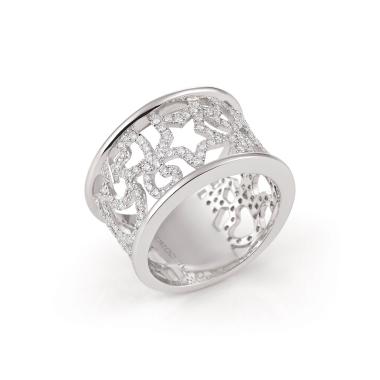 Ringe, Weißgold, Al Coro Icon Ring