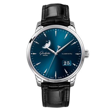 Unisex, Automatik, Glashütte Original Senator Excellence 
Panoramadatum Mondphase