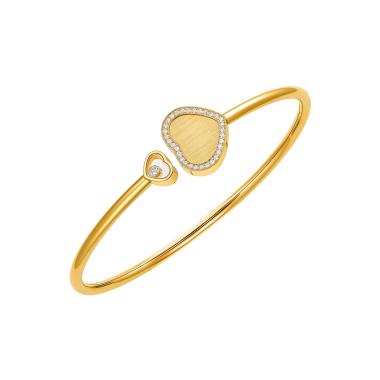 Armschmuck, Gelbgold, Chopard Happy Hearts Golden Hearts Armreif