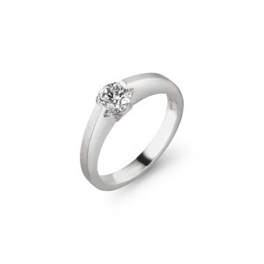 Ringe, Weißgold, Schaffrath LIBERTÉ Diamantring