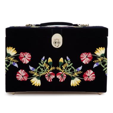 WOLF Zoe Large Jewelry Box Indigo