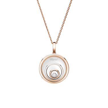 Halsschmuck, Weißgold, Chopard Happy Spirit Anhänger