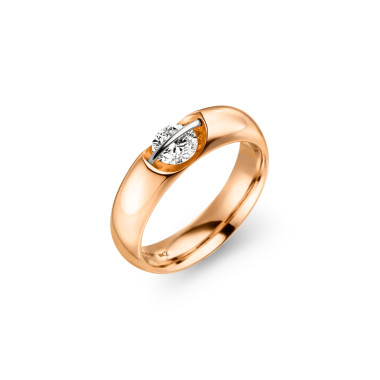         Roségold, Ringe, Schaffrath LIBERTÉ Diamantring