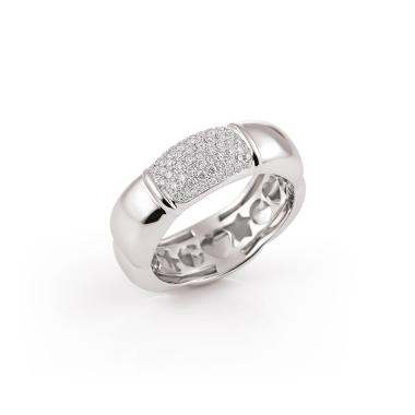 Ringe, Weißgold, Al Coro La Piazza Ring