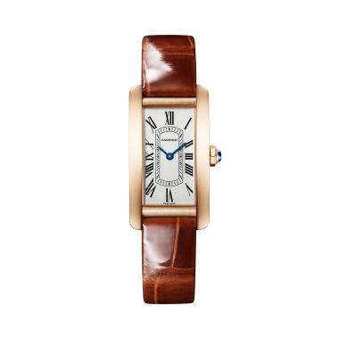 Damenuhr, Quarzwerk, Cartier Tank Américaine
