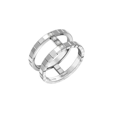 Ringe, Weißgold, Chopard Ice Cube Ring