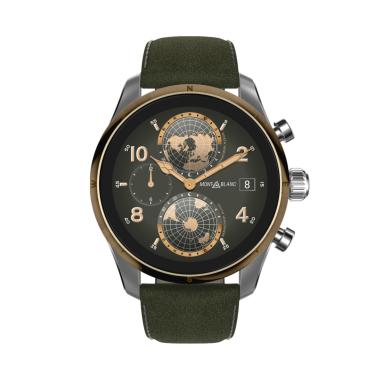 Unisex, Quarzwerk, Montblanc Summit 3 Smartwatch - Zweifarbig Titan