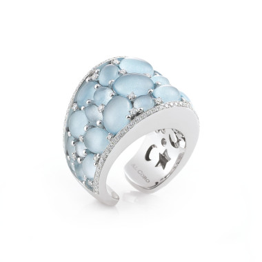         Weißgold, Ringe, Al Coro Mezzaluna Ring