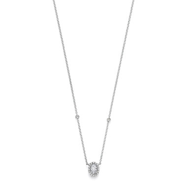         Weißgold, Halsschmuck, Noor Essential Collier