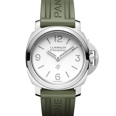 Handaufzug, Herrenuhr, Panerai  Luminor Base Logo