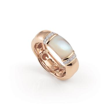 Ringe, Roségold, Al Coro La Piazza Ring