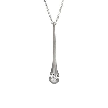 Halsschmuck, Weißgold, Schaffrath CALLA Collier