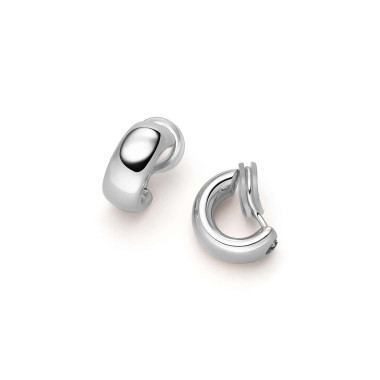 Weißgold, Ohrringe, IsabelleFa Ohrclips "Cercle 18"