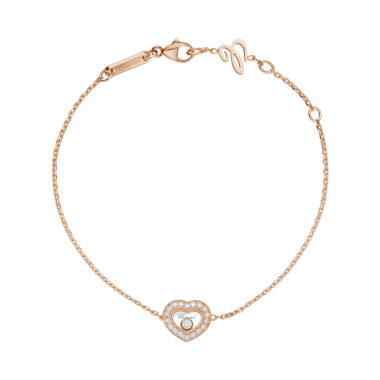         Roségold, Armschmuck, Chopard Happy Diamonds Icons Armband