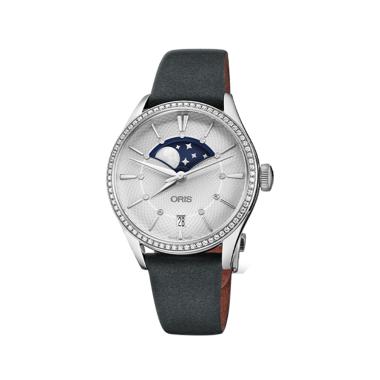 Unisex, Automatik, ORIS Artelier Grande Lune, Date Diamonds