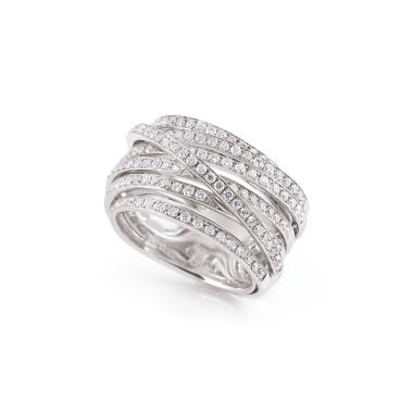 Ringe, Weißgold, Al Coro Ring