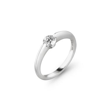 Ringe, Weißgold, Schaffrath LIBERTÉ Diamantring